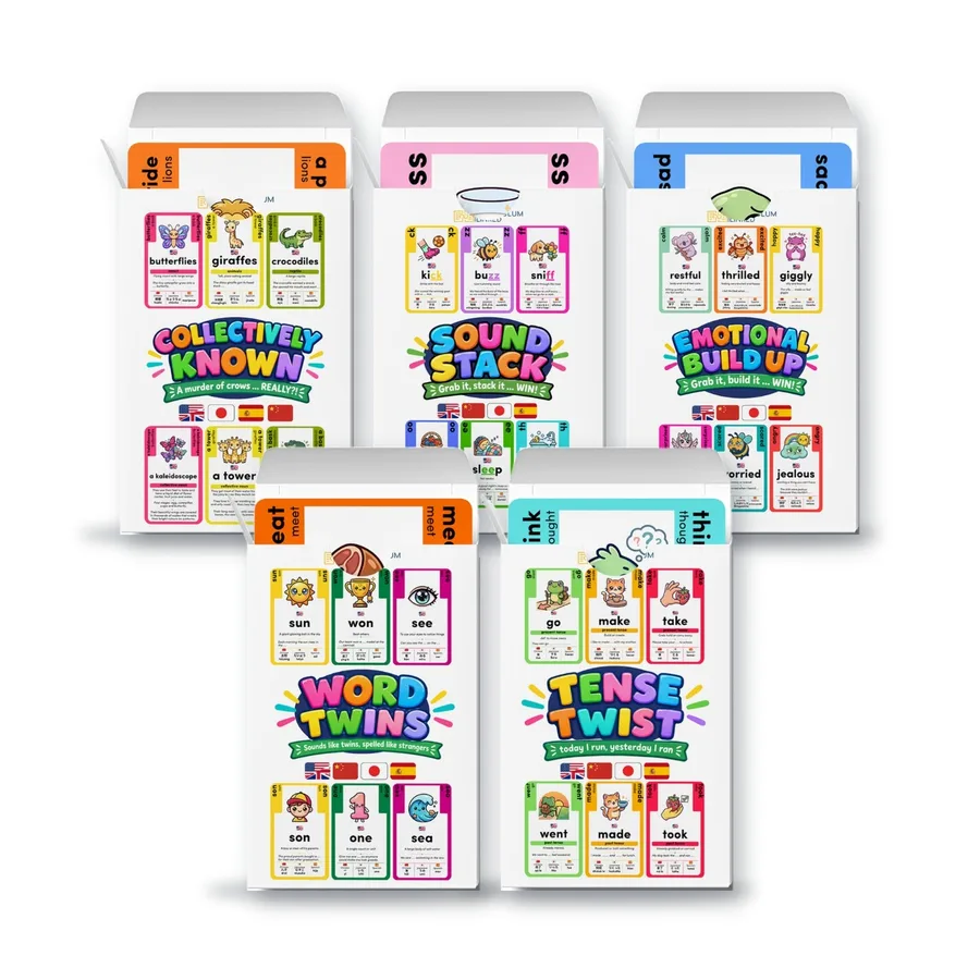 The Ultimate Card Bundle: Phonics, Vocabulary & Feelings – cover