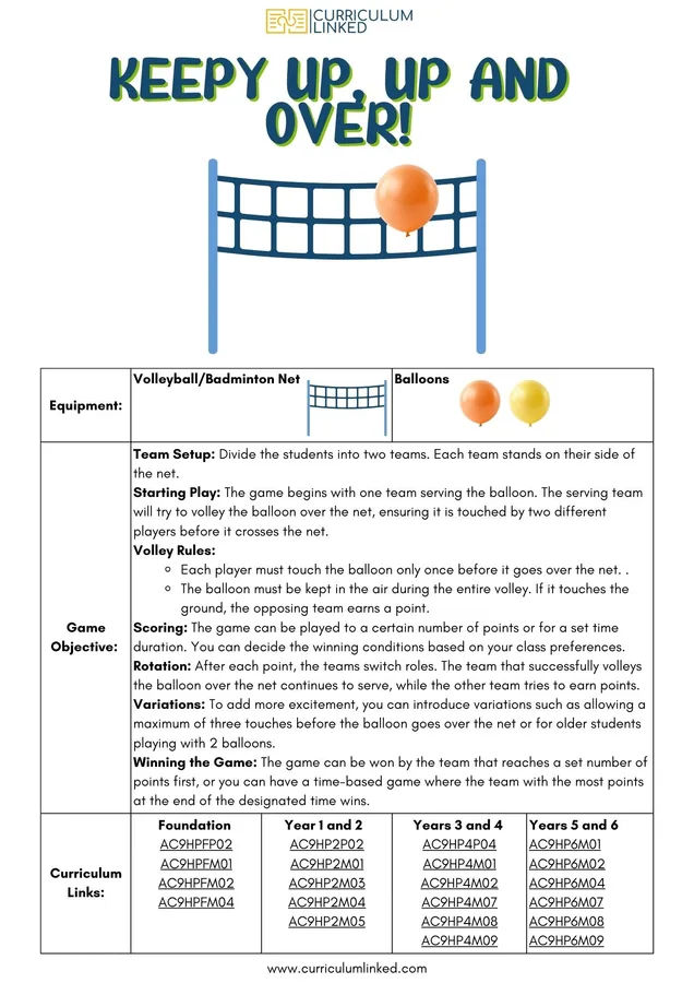 Keepy Up, Up, and Over – cover
