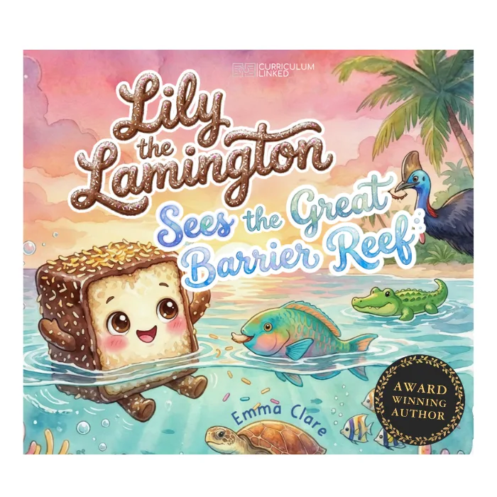 Lily the Lamington: Sees the Great Barrier Reef – cover
