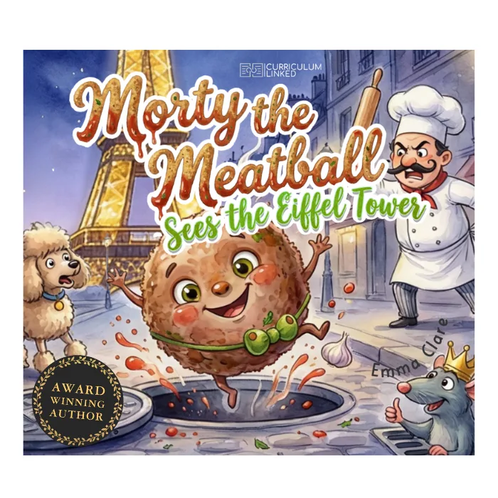 Morty the Meatball: Sees the Eiffel Tower – cover